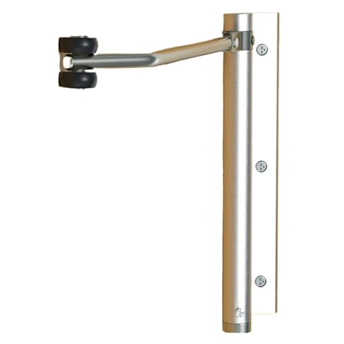 Verstellbarer Türschließer, Automatischer Türschließer Aus Aluminiumlegierung, Unsichtbares Türscharnier For Den Haushalt, Automatischer Rücklaufpuffer-Türschließer Verstellbar montiert(Silvery) von NGTFDCP
