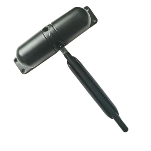 Verstellbarer Türschließer, Schwarz/Weiß 15-50KG Einstellbare Oberfläche Montieren Automatische Frühling Tür Näher Tür Hardware Verstellbar montiert(Black) von NGTFDCP