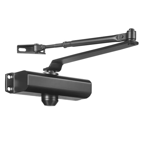 Verstellbarer Türschließer, Türschließer Automatische Tür Einstellbare Größe Türschließer Mit Hydraulischem Puffer Häuse Aus Aluminiumguss Einfach Zu Installieren Verstellbar montiert(Small automatic) von NGTFDCP