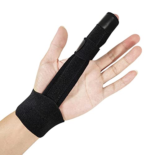 Auslöser Finger Brace | Aluminiumstreifen Gebrochene Fingerspangen | Einstellbare Finger Brace Unterstützung Metacarpal Brace Schleife Riemen für Fingerbegradigung von NGUMMS