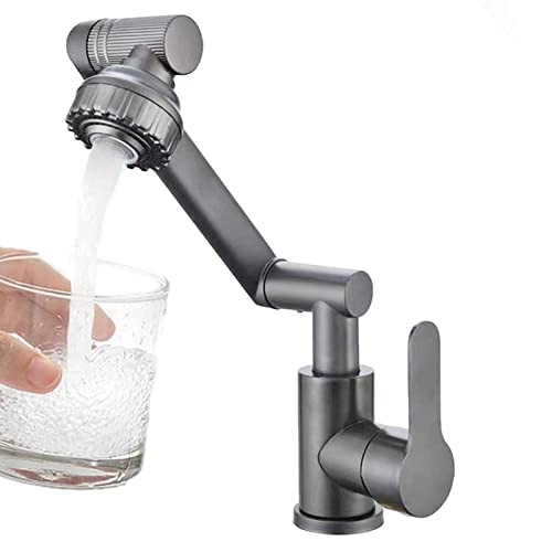 Drehbare Kranverlängerung | Edelstahl-Kran-Extender, Spüle Erweiterung für Wasserhahn - Wassererweiterer, universeller 1080-Grad-Schwenk-Waschbeckenkopf für Küche und Badezimmer von NGUMMS