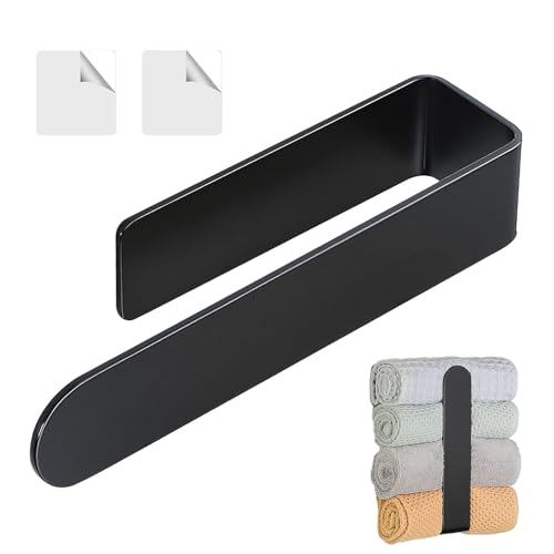 Handtuchhalter für Badezimmer - Handtuchhalter in U-Form in Acryl,Kein Bohren Handtuchringhalter für Wohnmobile, Toiletten, Waschküche, Zimmer von NGUMMS