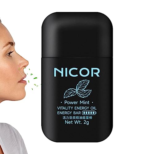 NGUMMS Nasenstift-Inhalator, Tragbarer Aromatherapie-Stick mit Doppelloch, Energy Vapors Stick, Aromatherapie-Stick, stimulierender Duft, steigert die Energie, lindert Übelkeit und verstopfte Nase NGUMMS Nasenstift-Inhalator, Tragbarer Aromatherapie-Stick mit Doppelloch, Energy Vapors Stick, Aromatherapie-Stick, stimulierender Duft, steigert die Energie, lindert Übelkeit und verstopfte Nase von NGUMMS