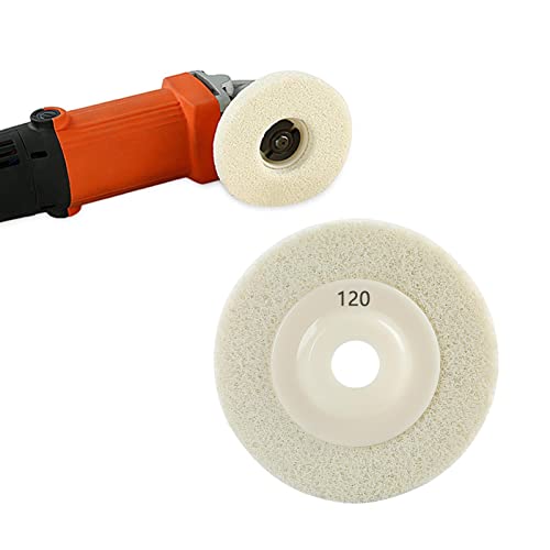 NGUMMS Polierpads aus Granit | Weißes Polierpapier für Schleifer | Polierfolie aus weißem Schwammfaser zur Restaurierung von Steinen, offene Mesh-Struktur von NGUMMS
