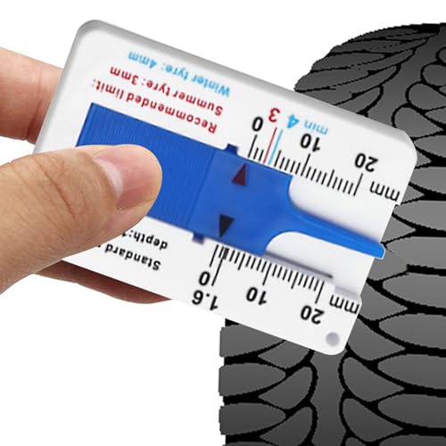 Reifentiefenmessgerät | Werkzeug zur Messung der Reifenprofiltiefe | 0 mm bis 20 mm Tiefenmessschieber für die Profiltiefenmessung von Pkw- und Lkw-Reifen Ngumms von NGUMMS