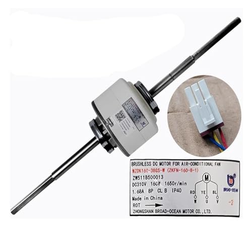 Kompatibilität For Midea Wechselrichter DC-Lüfter ZKFN-240-8-1 WZDK160-38GS-W ZKFN-160-8-1 ZW511B500013 ZKFN-300-8-1(WZDK160-38GS-W) von NHADZLXQE