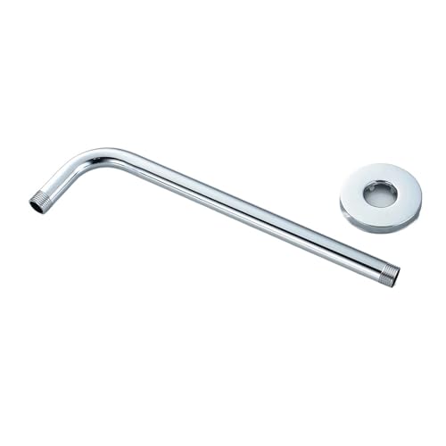 NHADZLXQE 8 Zoll Regendusche Kopf Badezimmer Ersetzen Regen Duschkopf Dusche Wasserhahn Zubehör Chrom-Finish(Shower Arm) von NHADZLXQE