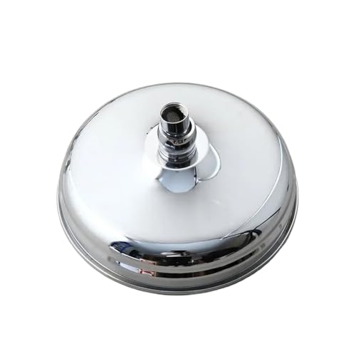 NHADZLXQE 8 Zoll Regendusche Kopf Badezimmer Ersetzen Regen Duschkopf Dusche Wasserhahn Zubehör Chrom-Finish(Shower Head) von NHADZLXQE