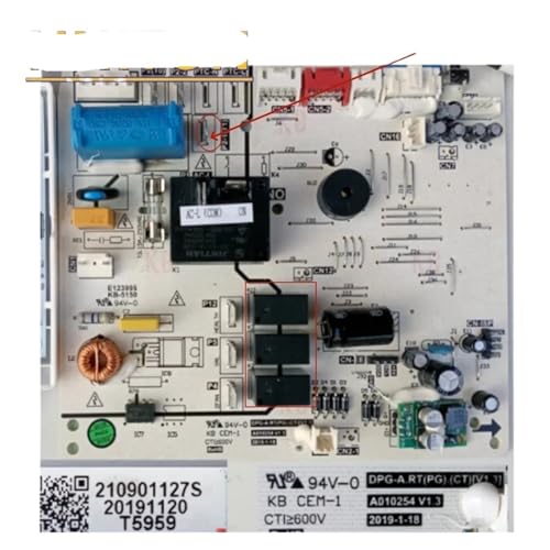 NHADZLXQE Kompatibel for Klimaanlagenplatine DPG-A.RT(PG).(CT) V1.3 A010235-V1.3 A010254 V1.3 210901617Z DPG-A.RT(P CTTC-210901526-TCL-PCB(A5) 110596(Other Model) von NHADZLXQE