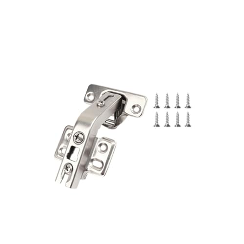 Eisenwaren 135° Scharnier Edelstahl Schranktür Scharnier Dämpfer Puffer Schließen Kleiderschrank Schrank Verdeckte Ecke Scharnier Möbel Hardware(1pc) von NHCOGZLC