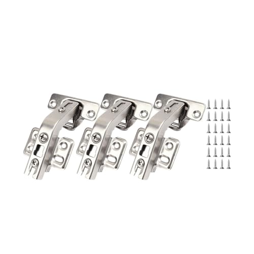 Eisenwaren 135° Scharnier Edelstahl Schranktür Scharnier Dämpfer Puffer Schließen Kleiderschrank Schrank Verdeckte Ecke Scharnier Möbel Hardware(3pcs) von NHCOGZLC