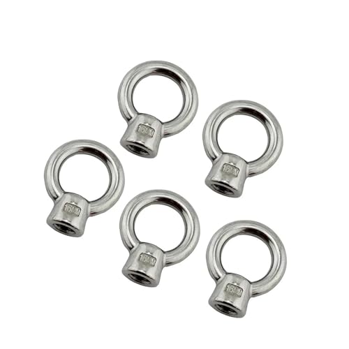 Eisenwaren 5 STÜCKE JIS1169 Ringmutter mit Ösenloch, Gewindemuttern 304 Edelstahl M6 M8 M10 M12 for Marine-Hardware(M12) von NHCOGZLC