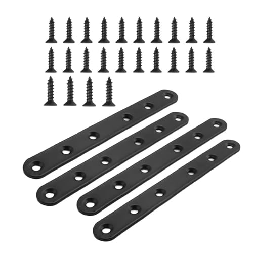 Eisenwaren ABRO-4 PCS Flache Gerade Halterung Edelstahl Ausbessern Platte for Holz Metall Reparatur Beitritt Halterung for Möbel Holz Eisenwaren ABRO-4 PCS Flache Gerade Halterung Edelstahl Ausbessern Platte for Holz Metall Reparatur Beitritt Halterung for Möbel Holz von NHCOGZLC