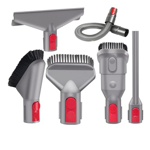 Kompatibel Mit Dyson Staubsaugerzubehör V7V8V10V11 Spalt-Flachsaugkopf Matratzenstaubentfernung Breitmundbürstenkopf(Six-pieceset) von NHCOGZLC