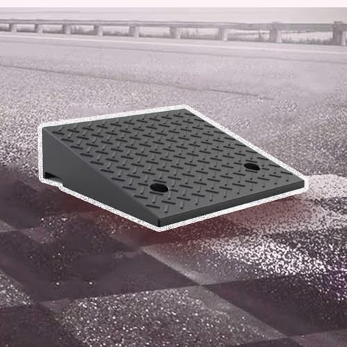 Bordsteinrampe für die Einfahrt, Laderampe Schuppenrampen for Auto-Gehweggarage(H 14cm) von NHEISSCF