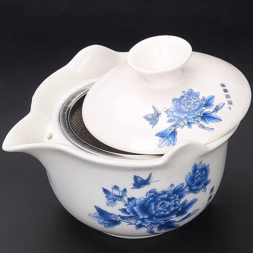 Chinesische Teetassen, 130ml Chinesische Kreative Blume Muster Gaiwan Teetasse Keramik Kung Fu Tee-Set Tee Schüssel Chinesische Teetassen, 130ml Chinesische Kreative Blume Muster Gaiwan Teetasse Keramik Kung Fu Tee-Set Tee Schüssel von NHEISSCF