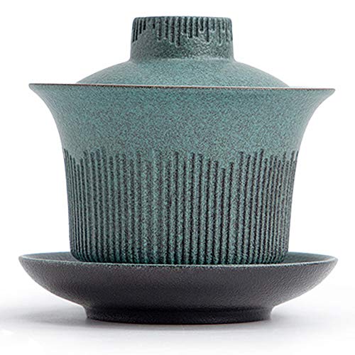Chinesische Teetassen, 140ml Traditions Handgemachte Keramik Gaiwan Teetasse Grüne Terrine Chinesisches Kungfu Tee-Set Chinesische Teetassen, 140ml Traditions Handgemachte Keramik Gaiwan Teetasse Grüne Terrine Chinesisches Kungfu Tee-Set von NHEISSCF
