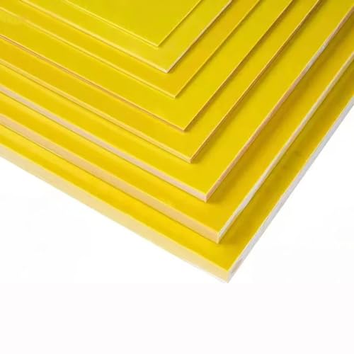 Fiberglasplatte, Glasfaser-Vorlagenbrett, Epoxidfaser, G10, FR4, Glasfaserplatte for Bastelbedarf, 1 Stück(4mm,330MM x 330MM) von NHEISSCF