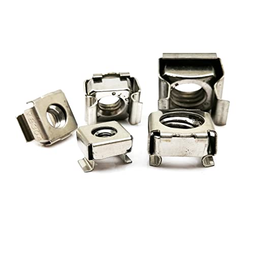 Käfigmuttern, schwimmende Mutter, A2-70 304 Edelstahl Quadratische elastische Rack-Montage Serverschrank Regalclip schwimmende Käfigmutter M8 Käfigmuttern, schwimmende Mutter, A2-70 304 Edelstahl Quadratische elastische Rack-Montage Serverschrank Regalclip schwimmende Käfigmutter M8 von NHEISSCF