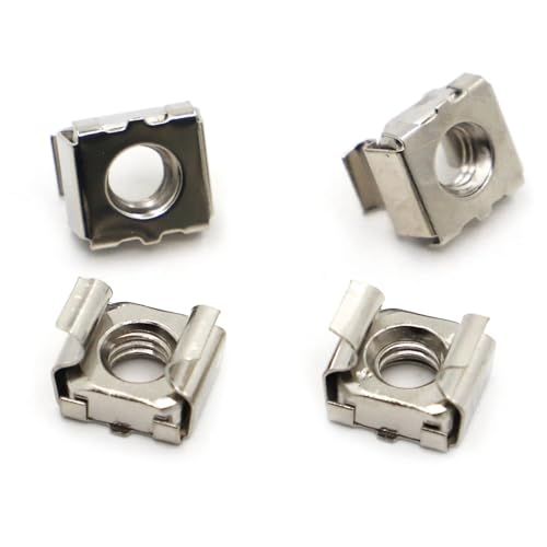 Käfigmuttern, schwimmende Mutter, Farbe Zink 304 Edelstahl Quadratisch Elastische Rack Mount Server Schrank Regal Clip Schwimmende Käfigmutter 5 stücke Käfigmuttern, schwimmende Mutter, Farbe Zink 304 Edelstahl Quadratisch Elastische Rack Mount Server Schrank Regal Clip Schwimmende Käfigmutter 5 stücke von NHEISSCF