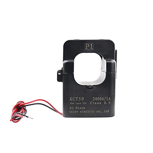 NHEISSCF Stromwandler mit geteiltem Kern, Split-Core-Stromwandler-Klemmentransformador-Sensor 1000A KCT50 AC-Stromsensor 300A 800A 1500A 2000A Großer Strom(600) von NHEISSCF