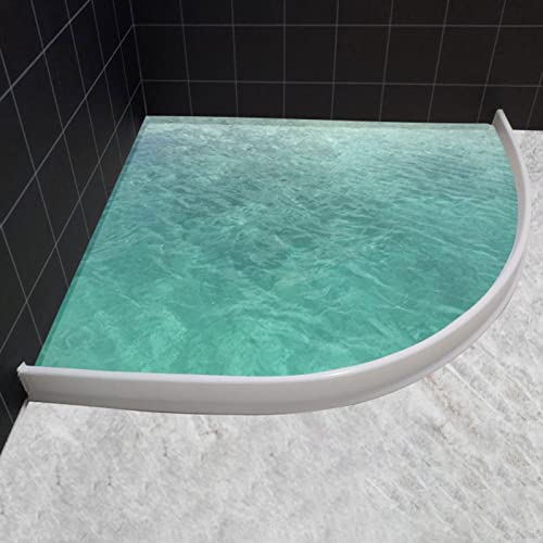NHEISSCF Wasserrückhaltestreifen, Selbstklebender Silikonstreifen, Wasserrückhaltestreifen for Badezimmertürschwellen, Dammbarriere zur Nass- und Trockentrennung - weiß || Länge 0,5 m NHEISSCF Wasserrückhaltestreifen, Selbstklebender Silikonstreifen, Wasserrückhaltestreifen for Badezimmertürschwellen, Dammbarriere zur Nass- und Trockentrennung - weiß || Länge 0,5 m von NHEISSCF