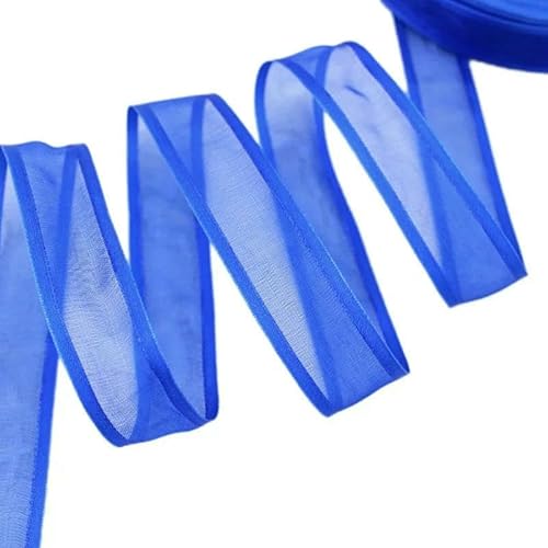 Organzabänder, 20 mm doppelseitige Organzabänder, mehrfarbig(Blue) von NHEISSCF