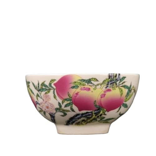 Retro-Keramikschalen, 12,8 cm 5,04 in Pastell Neun Pfirsich Schüssel Porzellan Studie Klassische Dekoration Sammlung Antike Retro-Keramikschalen, 12,8 cm 5,04 in Pastell Neun Pfirsich Schüssel Porzellan Studie Klassische Dekoration Sammlung Antike von NHEISSCF