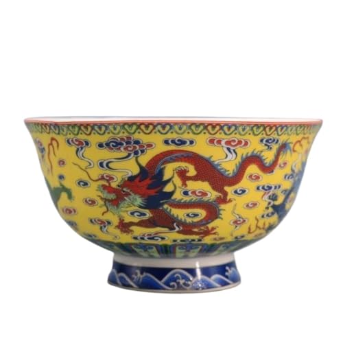 Retro-Keramikschalen, 16 cm 6,3 Zoll Drachenmuster Schüssel Muster Porzellan Dekorative Ornamente Sammlung Retro-Keramikschalen, 16 cm 6,3 Zoll Drachenmuster Schüssel Muster Porzellan Dekorative Ornamente Sammlung von NHEISSCF