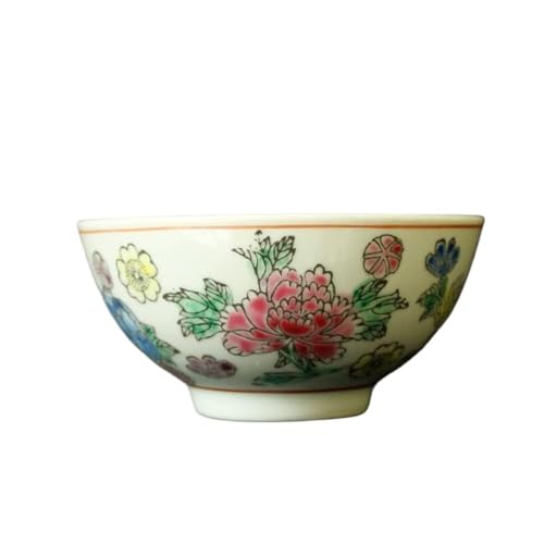 Retro-Keramikschalen, 4,5 Fabrikwaren Keramik Handbemalte Pastell Millionen Blumen Reisschale Porzellanschale Retro-Keramikschalen, 4,5 Fabrikwaren Keramik Handbemalte Pastell Millionen Blumen Reisschale Porzellanschale von NHEISSCF