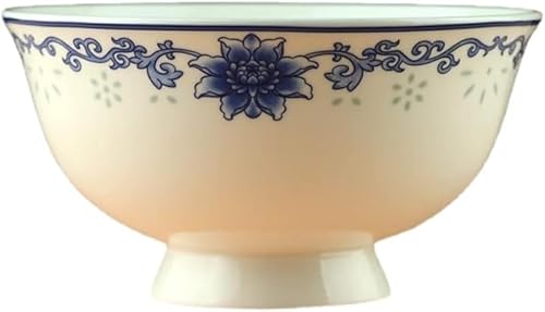Retro-Keramikschalen, Keramikschüssel, 13 cm (5,1 Zoll) hoher Fuß, hochwertiges Haushaltsgeschirrset aus Knochenporzellan von NHEISSCF