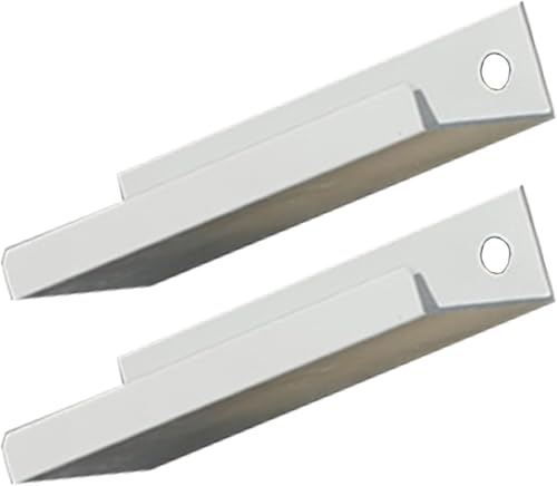 Retro halbrunder Griff, Verdeckte Griffe Aluminiumlegierung Schrankgriff Kleiderschrank Küchenschrank Fingerkantengriff Möbelgriff 2 Stück(Hole distance 288mm) von NHEISSCF