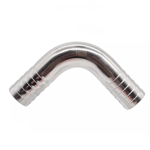 Rohrverbinder, 90-Grad-Rohrbogenverschraubung aus Edelstahl 304, for Sanitärarmaturen im Hausgarten, Zubehör for Rohrbögen(19mm) von NHEISSCF