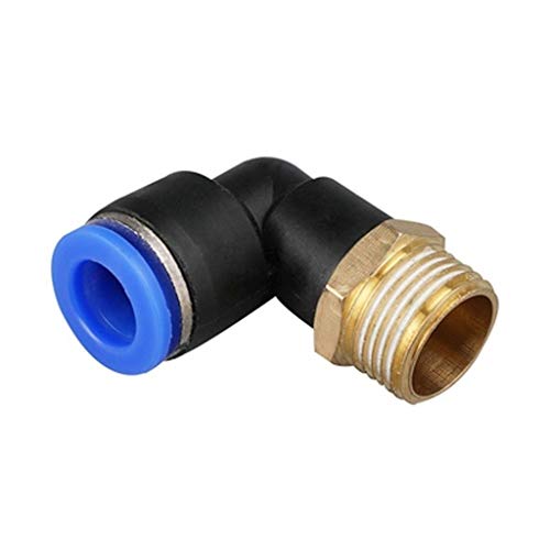 Rohrverbinder, Außengewinde-Winkelstück, for Verbinden von Rohren One Touch Air Pneumatic Pipes Fitting Schnellverbinder(Pl10 01) von NHEISSCF