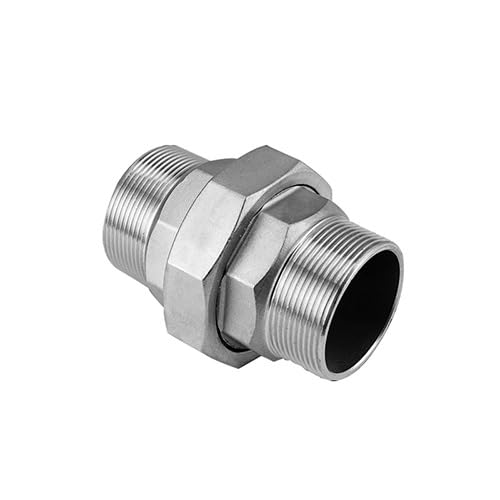 Rohrverbinder, Außengewindeanschluss SS304 Gussrohrverschraubung, for Hausgarten-Rohrverschraubungsanschlusszubehör(1") von NHEISSCF
