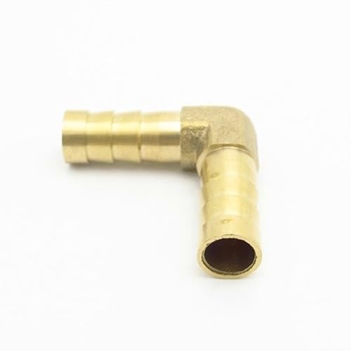 Rohrverbinder, Schlauchanschlussbogen, Messing-Rohrverschraubung mit Widerhaken, Kupplungsadapter for Verbinden von Rohren(8mm OD) von NHEISSCF