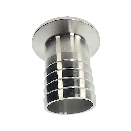 Rohrverbinder, Schlauchanschlussstück mit Tri-Clamp-Klemmring, Edelstahl SUS SS 304(45MM) von NHEISSCF