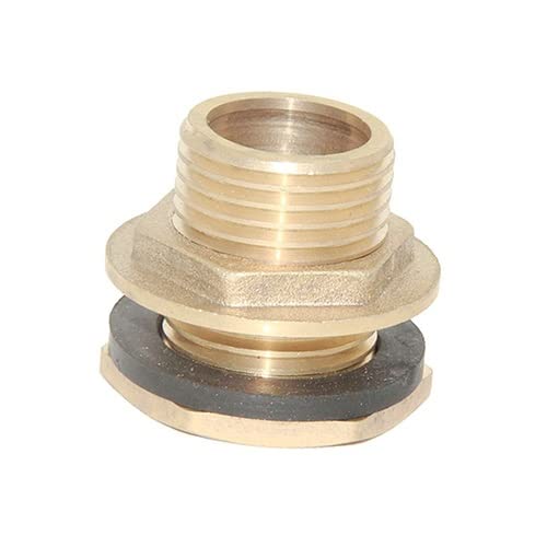 Rohrverbinder, Schlauchverbinder DN15 Messing Wassertank Behälterteile, Wasserrohrverbinder Adapter Wasserhahnarmaturen von NHEISSCF