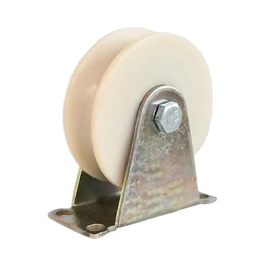 V-Nut-Rad, Schiebetorrollen, 1PC V-Typ Nylon Track Rad H-Typ Schiebetür Pulley(H-type,3.0inch) von NHEISSCF