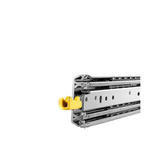 1 Paar Hochleistungs-Schubladenschienen mit Vollauszug und Schloss for Wohnmobile – 220 kg Tragkraft – for Industrieanlagen(16-40.64 CM) von NHJREO