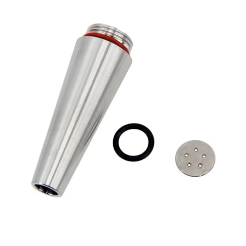 1-teiliges 304ss-Multifunktions-Auslaufset for nach vorne abdichtenden Wasserhahn – Growler-Füller, Stout- und Ball Lock-Pfostenausläufe(Stout Spout) von NHJREO