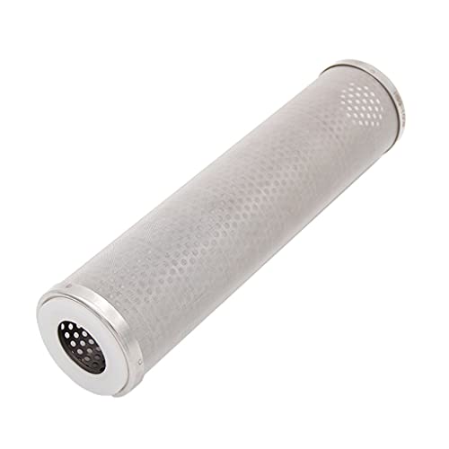 1-teiliges Homebrew-Filtrationsset – 150/400 Mikron lebensmittelechte Edelstahlkartusche for Bier, Kaffee und ätherische Öle(150 Micron) von NHJREO