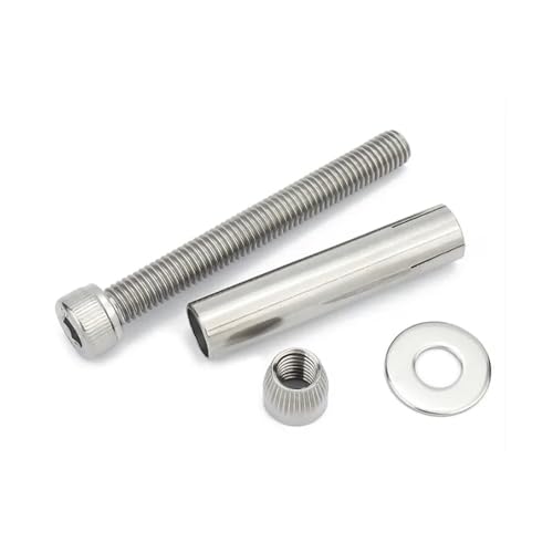 Doppelkopfschraube Dehnschraubenbolzen, Dehnschrauben, Wandankerbolzen, 304 Edelstahl Innensechskantkopf Eingebaute Dehnschrauben Schrauben Interne Dehnschraube for Beton M6 M8 M10 M12(M12X100) von NHJSDLLMNZ