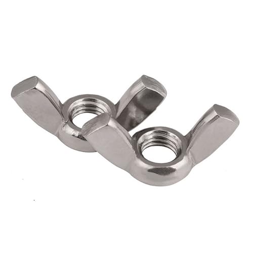 Mutter und Schraube 10pc M3 M4 M5 M6 M8 M10 M12 304 tainle teel Hand Anziehen(M3) von NHJSDLLMNZ