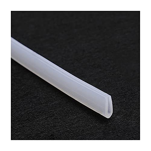Tischeckenschutz für Form Silikon Kanal Rand Trim Dichtung Transparent, Geeignet for Tisch Seite, 5 Meter in Länge, 4mm x 9mm(4mm x 7mm) von NHJSDLLMNZ