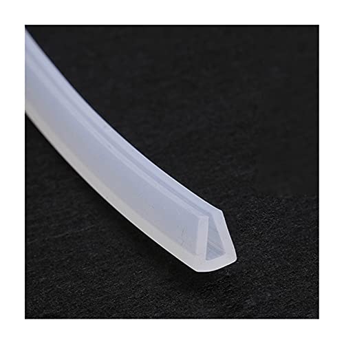 Tischeckenschutz für Form Silikon Kanal Rand Trim Dichtung Transparent, Geeignet for Tisch Seite, 5 Meter in Länge, 4mm x 9mm(8mm x 10mm) von NHJSDLLMNZ