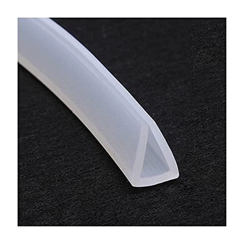 Tischeckenschutz für Form Silikon Kanal Rand Trim Dichtung Transparent, Geeignet for den Einsatz in Der Küche, 5 Meter in Länge, 14mm x 12mm(12mm x 15mm) von NHJSDLLMNZ