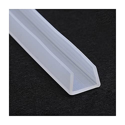 Tischeckenschutz für Form Silikon Kanal Rand Trim Dichtung Transparent, Geeignet for den Einsatz in Der Küche, 5 Meter in Länge, 14mm x 12mm(16mm x 13mm) von NHJSDLLMNZ
