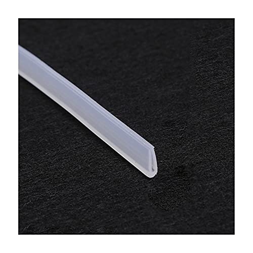 Tischeckenschutz für Form Silikon Kanal Randleiste Dichtung Transparent, for Tisch Seite, Länge 5 Meter, Wandstärke 1,5 Mm, 5mm x 12mm(4mm x 9mm) von NHJSDLLMNZ