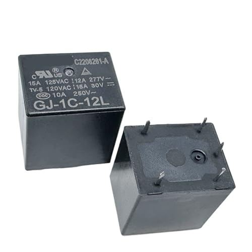 NHKSFBLQ 1pc GJ-1C-12L 12V (22FC-12A) Relay 5pins von NHKSFBLQ